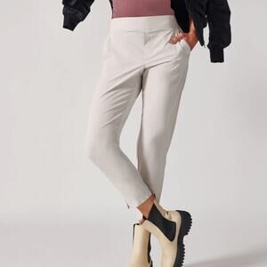 ATHLETA Brooklyn Ankle Pant Cream Beige Neutral 20 Plus Size